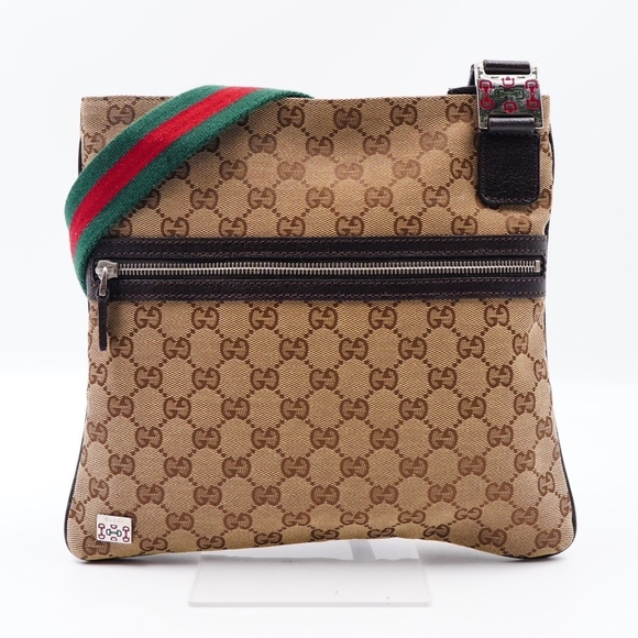 Gucci Handbags - ❌️❌️SOLD ❌️❌️AI22❤️Gucci GG Canvas Horsebit Sherry line Crossbody Bag